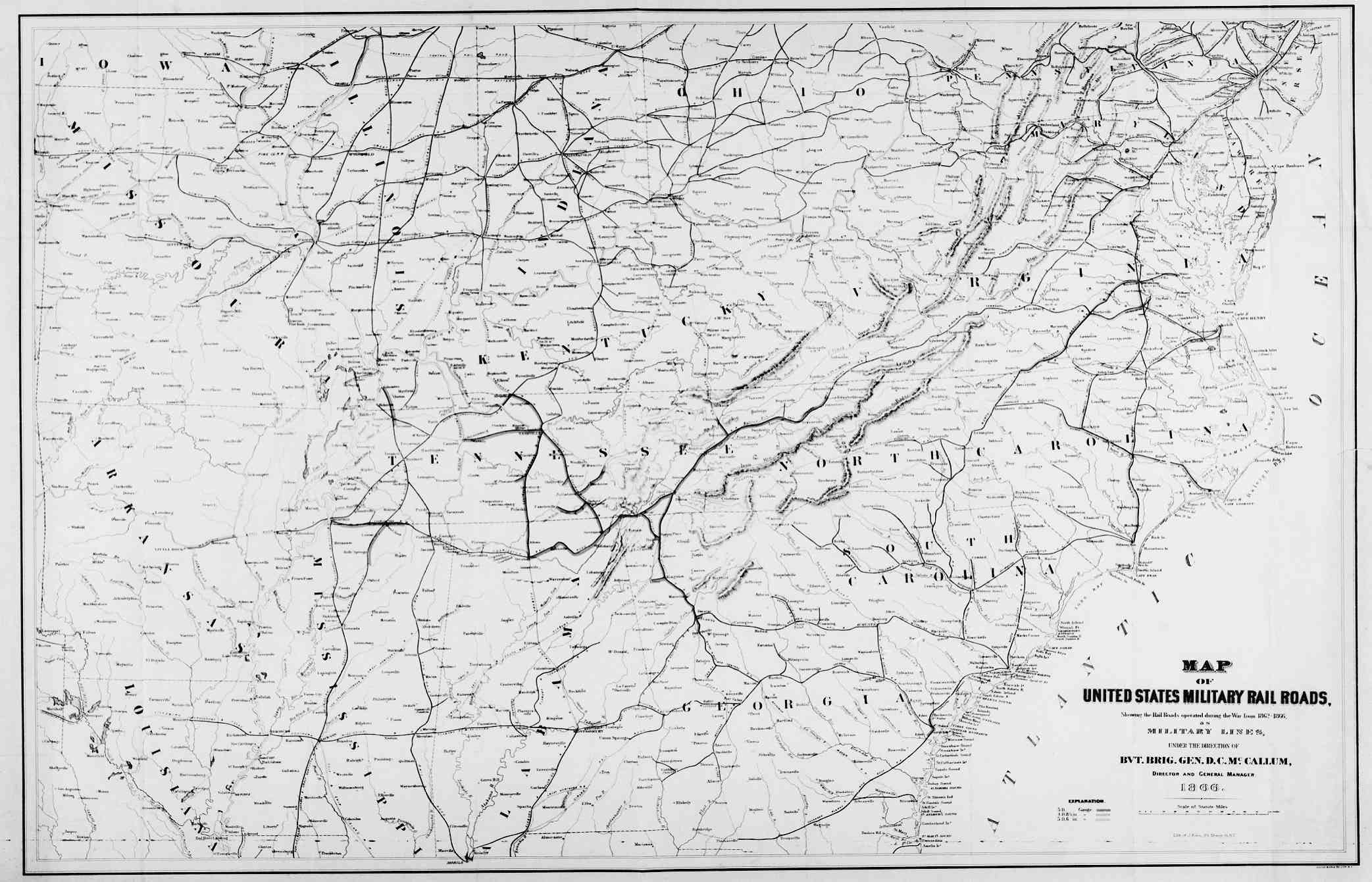 Hargrett Library Rare Map Collection - Transportation