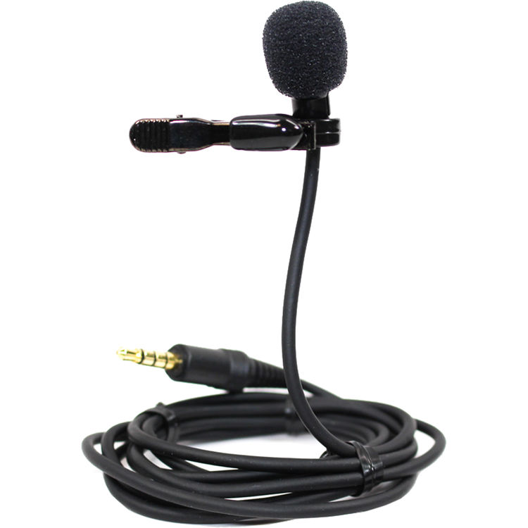 corded clip-on lapel microphone