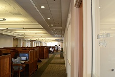 Open study spaces and group study rooms at MLC