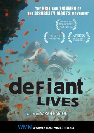 Movie Poster for "Defiant Lives: The Rise and Triumph of the Disability Rights Movement"